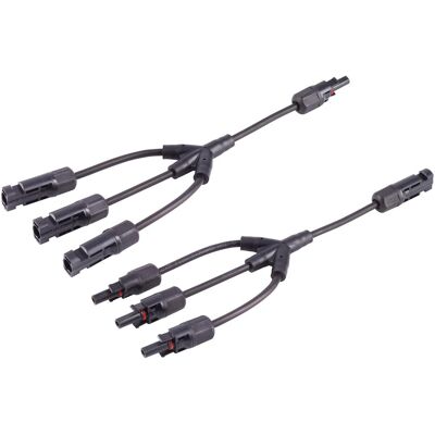 Shiverpeaks, Zubehör Stromerzeuger, S/CONN maximum connectivity PV4 T-Adapterkabel Set, 3/1, 4mm², schwarz/schwarz, 30cm (Solarstecker) Shiverpeaks, Zubehör Stromerzeuger, S/CONN maximum connectivity PV4 T-Adapterkabel Set, 3/1, 4mm², schwarz/schwarz, 30cm (Solarstecker)