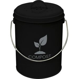 Livoo Eimer für Küchenkompost 6 L, Abfalleimer, Schwarz Livoo Eimer für Küchenkompost 6 L, Abfalleimer, Schwarz