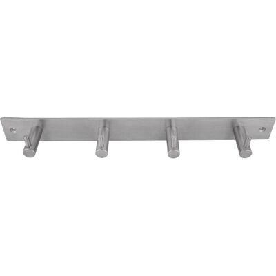 Siro Moderne Edelstahl Garderobe mit 4 Haken Siro Moderne Edelstahl Garderobe mit 4 Haken