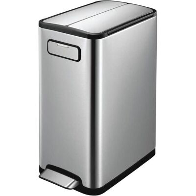 EKO Treteimer Ecofly 45 Liter edelstahl, Abfalleimer, Silber EKO Treteimer Ecofly 45 Liter edelstahl, Abfalleimer, Silber