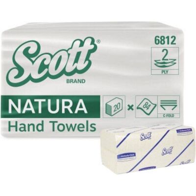 Scott Weiße 2-lagige Papierhandtuch - Haushaltspapier Scott Weiße 2-lagige Papierhandtuch - Haushaltspapier