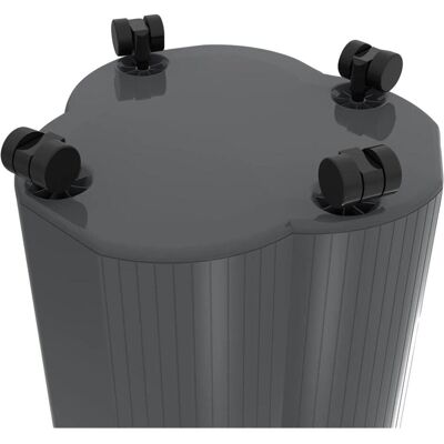 Exacompta Rollen für Abfalleimer Tri Bin EcoBlack, Abfalleimer, Schwarz Exacompta Rollen für Abfalleimer Tri Bin EcoBlack, Abfalleimer, Schwarz
