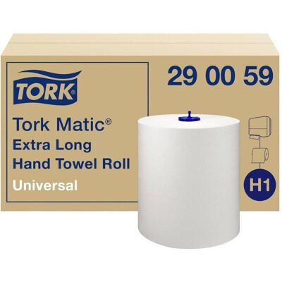Tork Handtuchrolle Matic 21 cmx280 m (BxL) Papier weiss, Haushaltspapier, Weiss Tork Handtuchrolle Matic 21 cmx280 m (BxL) Papier weiss, Haushaltspapier, Weiss