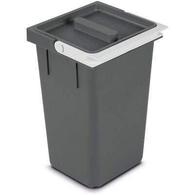 Müllex Behälter 8-Liter X-LINE, komplett, Abfalleimer, Grau Müllex Behälter 8-Liter X-LINE, komplett, Abfalleimer, Grau