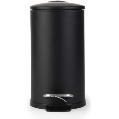 Beldray LA036690BLKPEU7 Slimline D-Shaped Pedal Bin 5-Litre, White, Abfalleimer, Schwarz Beldray LA036690BLKPEU7 Slimline D-Shaped Pedal Bin 5-Litre, White, Abfalleimer, Schwarz