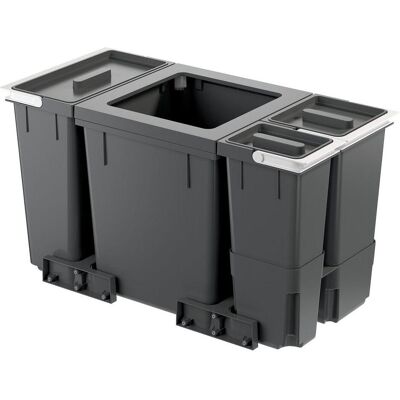 Müllex Kehrichtbehälter X-LINE X80, Abfalleimer, Grau Müllex Kehrichtbehälter X-LINE X80, Abfalleimer, Grau