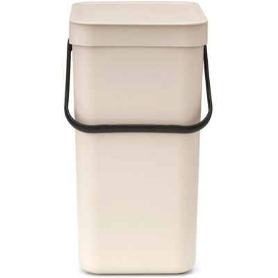 Brabantia Sort & Go Recyclingbehälter - 12L Beige Brabantia Sort & Go Recyclingbehälter - 12L Beige