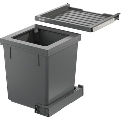 Müllex Kehrichtsystem X45 Basic, Abfalleimer, Grau Müllex Kehrichtsystem X45 Basic, Abfalleimer, Grau
