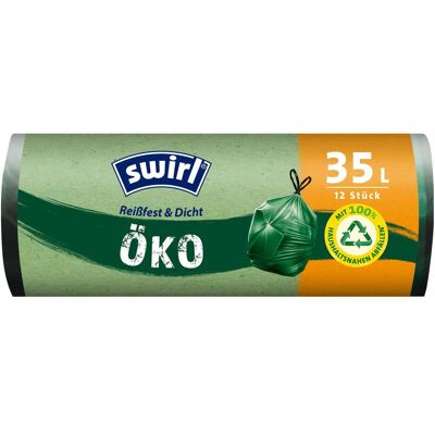 Swirl 35L Müllbeutel mit Griffen - Abfallentsorgung Swirl 35L Müllbeutel mit Griffen - Abfallentsorgung