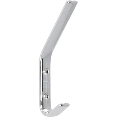 Siro, Kleiderhaken + Wandgarderobe, Huthaken Gamma Breite 18 mm, Höhe 150 mm, ZN verchromt poliert Siro, Kleiderhaken + Wandgarderobe, Huthaken Gamma Breite 18 mm, Höhe 150 mm, ZN verchromt poliert
