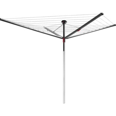 Vileda Wäschespinne, Wäscheständer, Schwarz, Silber Vileda Wäschespinne, Wäscheständer, Schwarz, Silber
