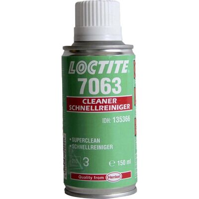Loctite 7063 Schnellreiniger 135266 150 ml, Reinigungsmittel, Transparent Loctite 7063 Schnellreiniger 135266 150 ml, Reinigungsmittel, Transparent
