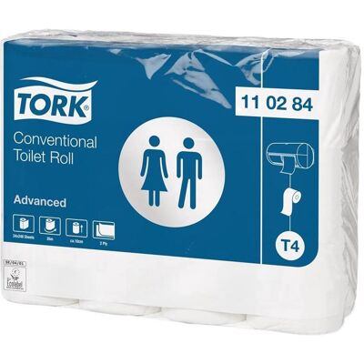Tork Advanced 2-lags Toilettenpapier - 34,7m - 24 Rollen Tork Advanced 2-lags Toilettenpapier - 34,7m - 24 Rollen