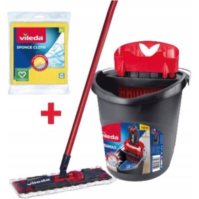 Vileda Ultramax Box+, Reinigungsutensil, Rot, Schwarz Vileda Ultramax Box+, Reinigungsutensil, Rot, Schwarz