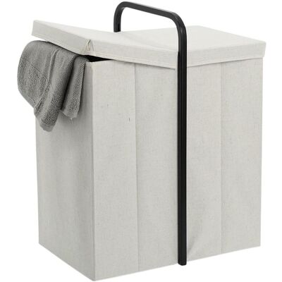 Zeller Present, Wäschekorb, Wäschesammler Polyester/Bambus 50x36x65 cm (11.88 l) Zeller Present, Wäschekorb, Wäschesammler Polyester/Bambus 50x36x65 cm (11.88 l)