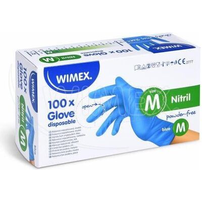 Wimex.eu, Schutzhandschuhe, AlpineX Nitril Einweghandschuhe PREMIUM blau puderfrei latexfrei (M) Wimex.eu, Schutzhandschuhe, AlpineX Nitril Einweghandschuhe PREMIUM blau puderfrei latexfrei (M)