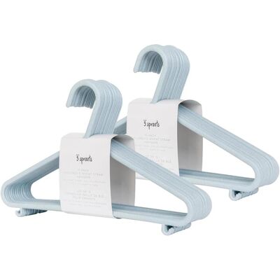 3 Sprouts, Kleiderbügel, Wheat Straw Hanger (15 pcs.) - Blue - 17.5 x 29.5 cm (15x) 3 Sprouts, Kleiderbügel, Wheat Straw Hanger (15 pcs.) - Blue - 17.5 x 29.5 cm (15x)