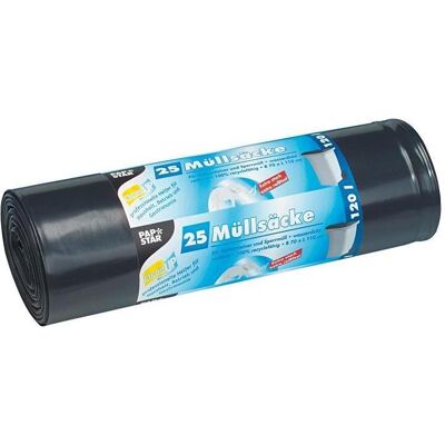 Papstar Kehrichtsack 120 l, 25 Stück, Grau, Abfallsack, Grau Papstar Kehrichtsack 120 l, 25 Stück, Grau, Abfallsack, Grau