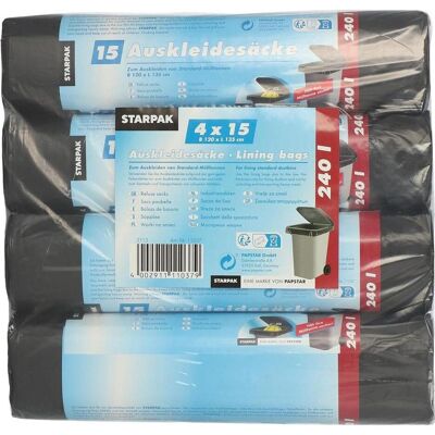 Papstar Kehrichtsack, Abfallsack, Schwarz Papstar Kehrichtsack, Abfallsack, Schwarz
