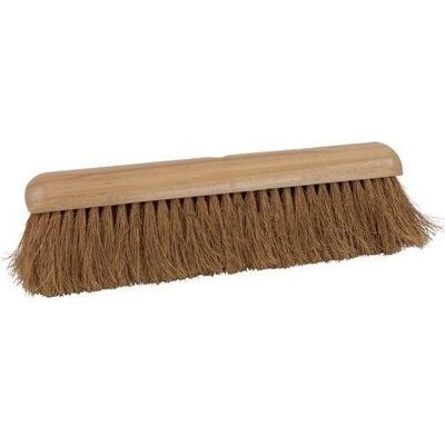 Betra Saalbesen Lackiertes Holz und Kokos 40 cm 400 mm x 74 mm Braun, Reinigungsutensil, Braun Betra Saalbesen Lackiertes Holz und Kokos 40 cm 400 mm x 74 mm Braun, Reinigungsutensil, Braun
