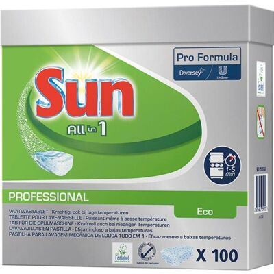 Diversey Sun Professional All-in-One Eco Tabs - Geschirrspültabs Diversey Sun Professional All-in-One Eco Tabs - Geschirrspültabs