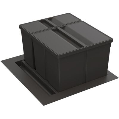 Hettich Abfallsystem Bin.it Prime 600, Abfalleimer, Schwarz Hettich Abfallsystem Bin.it Prime 600, Abfalleimer, Schwarz