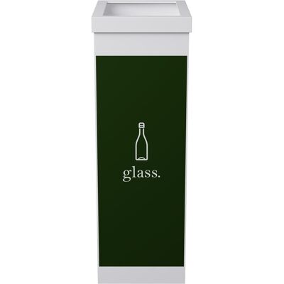 Paperflow Grüner 60L Recycling-Behälter - Glas - Innenbereich Paperflow Grüner 60L Recycling-Behälter - Glas - Innenbereich