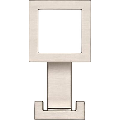 Siro, Kleiderhaken + Wandgarderobe, Huthaken Tome Breite 52 mm, Höhe 101 mm, ZN vernickelt fein geschliffen Siro, Kleiderhaken + Wandgarderobe, Huthaken Tome Breite 52 mm, Höhe 101 mm, ZN vernickelt fein geschliffen