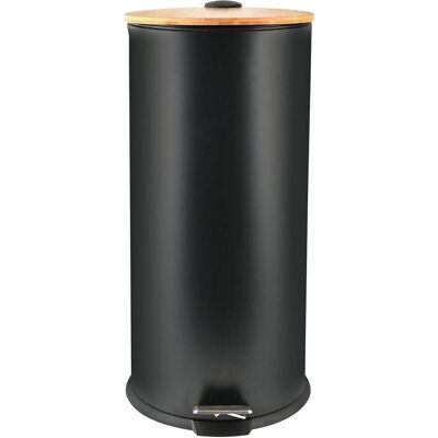 Spirella Adonis Mülleimer - 30L Stahl Bambus Modern Küche Spirella Adonis Mülleimer - 30L Stahl Bambus Modern Küche