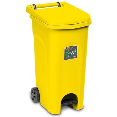 Kerbl Stefanplast Urban-Eco 80 Liter Eimer, Abfalleimer, Gelb Kerbl Stefanplast Urban-Eco 80 Liter Eimer, Abfalleimer, Gelb