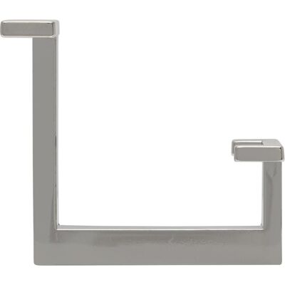 Siro, Kleiderhaken + Wandgarderobe, Huthaken Doradus Breite 70 mm, H 92 mm, Zinkdruckguss verchromt poliert Siro, Kleiderhaken + Wandgarderobe, Huthaken Doradus Breite 70 mm, H 92 mm, Zinkdruckguss verchromt poliert