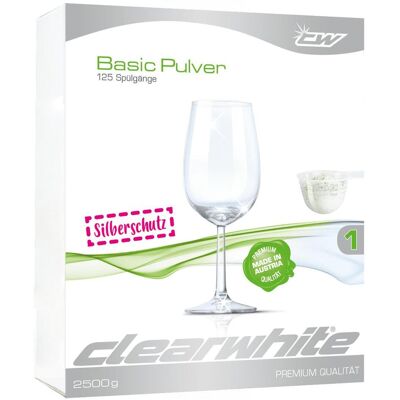 ClearWhite Basic Pulver 2,5kg, Geschirrspülmittel ClearWhite Basic Pulver 2,5kg, Geschirrspülmittel