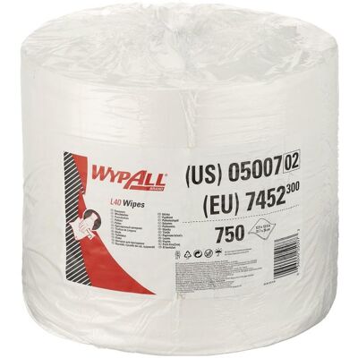 Kimberly-Clark Wischtuch L40 7452, Haushaltspapier, Weiss Kimberly-Clark Wischtuch L40 7452, Haushaltspapier, Weiss