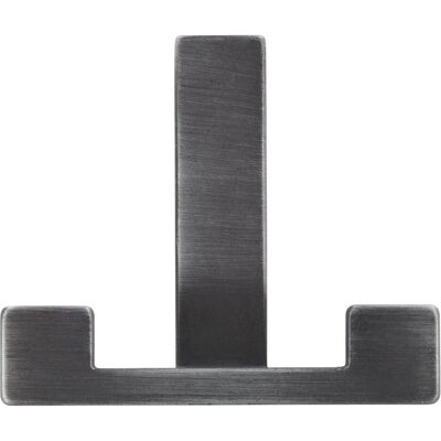 Siro, Kleiderhaken + Wandgarderobe, Mantelhaken Doradus Garderobenhaken 70x61 mm Haken ZN eisenfärbig gebürstet matt Siro, Kleiderhaken + Wandgarderobe, Mantelhaken Doradus Garderobenhaken 70x61 mm Haken ZN eisenfärbig gebürstet matt
