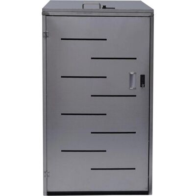 MCW E83 Abfalleimer-Verkleidung - Silber - Modulares Stahl-Design MCW E83 Abfalleimer-Verkleidung - Silber - Modulares Stahl-Design