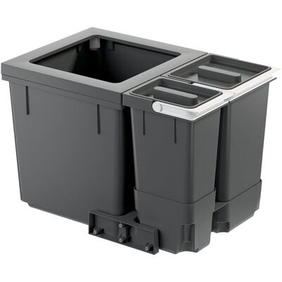 Müllex Kehrichtbehälter X-LINE X60, Abfalleimer, Grau Müllex Kehrichtbehälter X-LINE X60, Abfalleimer, Grau