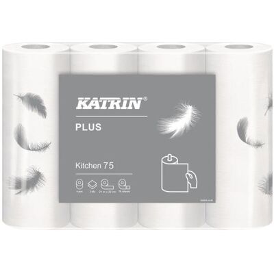 Katrin Küchentücher - 32 Rollen - Weiß - Haushaltspapier Katrin Küchentücher - 32 Rollen - Weiß - Haushaltspapier