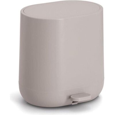 Zeller Present Treteimer Kunststoff Soft Close 6 l 26x22.5x26.5 cm, Abfalleimer, Grau, Beige Zeller Present Treteimer Kunststoff Soft Close 6 l 26x22.5x26.5 cm, Abfalleimer, Grau, Beige