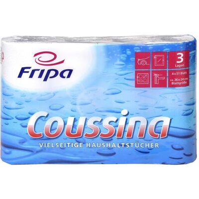 Fripa Küchenrolle Coussina, Haushaltspapier, Weiss Fripa Küchenrolle Coussina, Haushaltspapier, Weiss