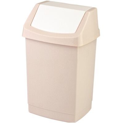 Curver Beige 15L Mülleimer - Klassisches Modernes Design Curver Beige 15L Mülleimer - Klassisches Modernes Design