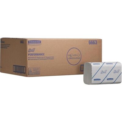 Kimberly Clark 6663 Weiße Prägebildete Handtücher - Handtücher Kimberly Clark 6663 Weiße Prägebildete Handtücher - Handtücher