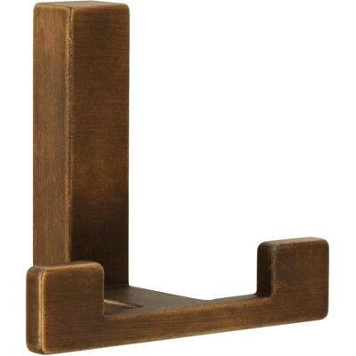 Siro - Doradus - 70x61 mm - Messing schwarz gebürstet - Mantelhaken Siro - Doradus - 70x61 mm - Messing schwarz gebürstet - Mantelhaken