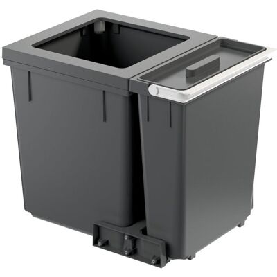Müllex Kehrichtbehälter X-LINE X55 L7, Abfalleimer, Grau Müllex Kehrichtbehälter X-LINE X55 L7, Abfalleimer, Grau