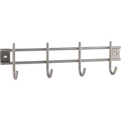 Siro Satis - 300 mm breit - gebürsteter Edelstahl - Garderobenleiste Siro Satis - 300 mm breit - gebürsteter Edelstahl - Garderobenleiste
