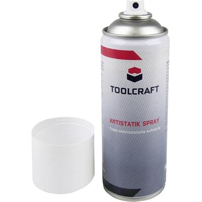 Toolcraft C64512 Antistatikspray 400 ml, Reinigungsmittel, Transparent Toolcraft C64512 Antistatikspray 400 ml, Reinigungsmittel, Transparent