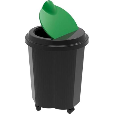 Exacompta Abfalleimer Tri Bin EcoBlack, Abfalleimer, Schwarz Exacompta Abfalleimer Tri Bin EcoBlack, Abfalleimer, Schwarz