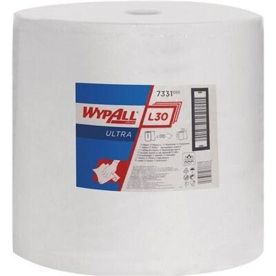Kimberly-Clark Wischtuch WYPALL L30 7331, Haushaltspapier, Weiss Kimberly-Clark Wischtuch WYPALL L30 7331, Haushaltspapier, Weiss