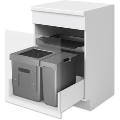 Peka - Oeko Universal 40+17 l - Grau - Trash bin Peka - Oeko Universal 40+17 l - Grau - Trash bin
