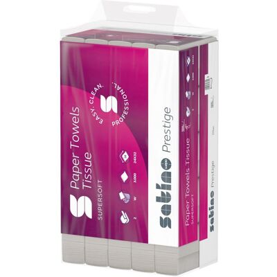 Wepa Prestige Handtuchpapier - 274980 - PT2-kompatibel - 3000 Blatt - 2-lagig - Zellstoff, Haushaltspapier, Weiss Wepa Prestige Handtuchpapier - 274980 - PT2-kompatibel - 3000 Blatt - 2-lagig - Zellstoff, Haushaltspapier, Weiss