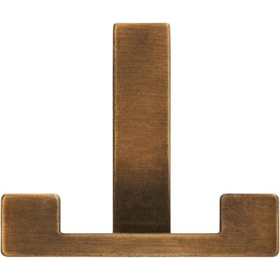 Siro - Doradus - 70x61 mm - Messing schwarz gebürstet - Mantelhaken Siro - Doradus - 70x61 mm - Messing schwarz gebürstet - Mantelhaken